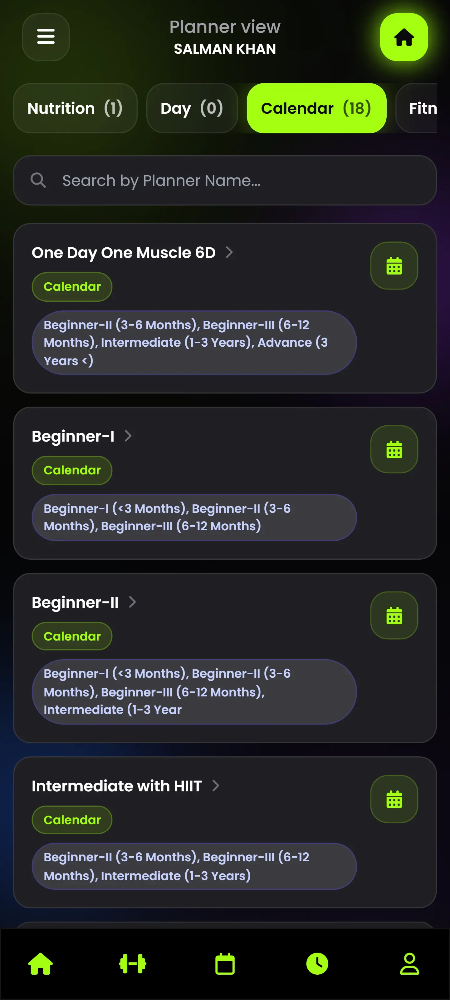 Gym ERP Mobile App Screen 10